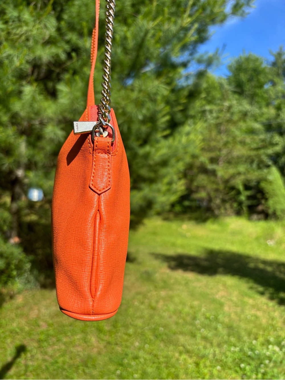 Furla Orange Crossbody Bag - Picture 8 of 14